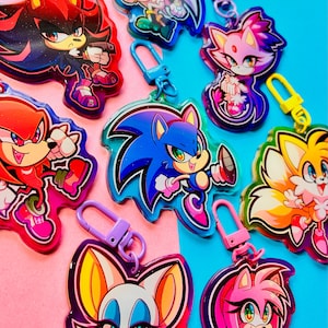 Sonic Acrylic Keychains || PRE-ORDERS||