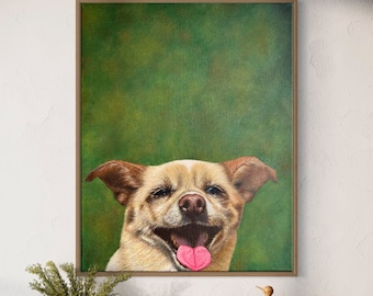 Handgemaltes oder aufgemaltes Portrait. Acryl Haustier Portrait. Leinwand. Haustier-Memorial-Geschenk. Hundeportrait. Katzenportrait. Weihnachtsgeschenk. Urlaub Geschenk