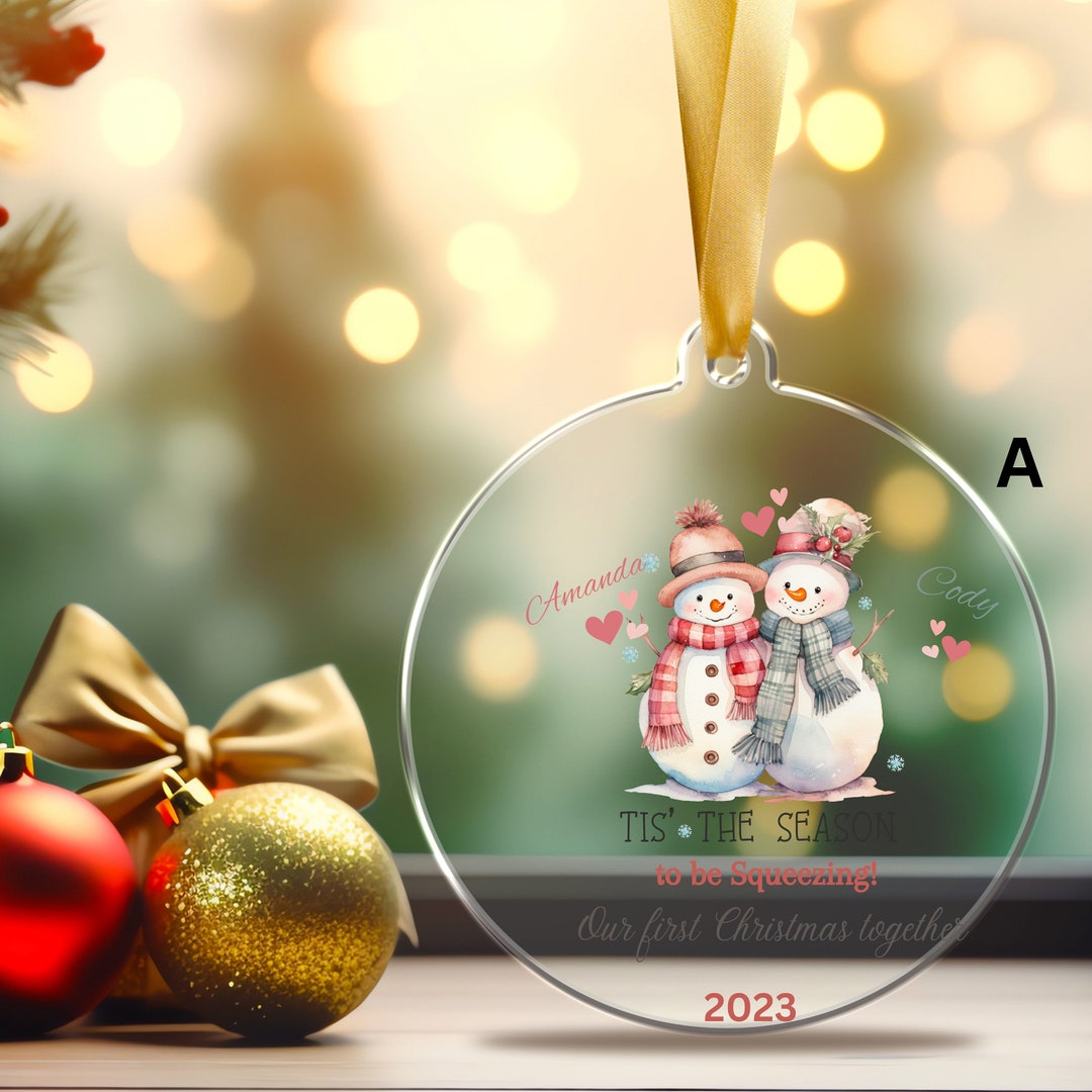 Personalized Couples' First Christmas Together First Etsy