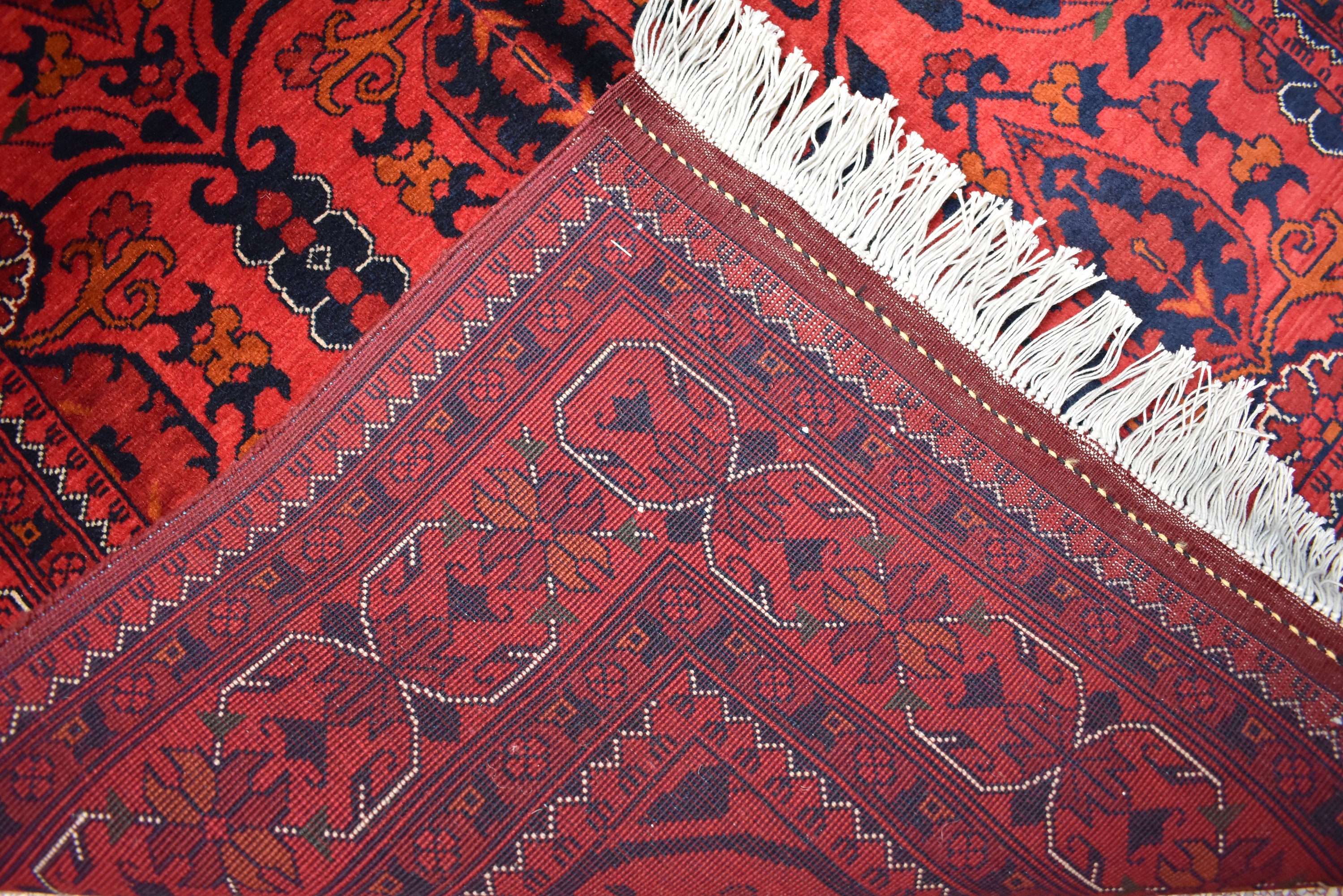 トルクメン アフガニスタン レッド ラグ/サイズ: 52x160cm... k5 トルクメン アフガニスタン レッド ラグ サイズ 52x160cm k5