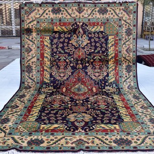 7x10 Stunning Rezmahi Rug – Handmade Persian Tribal Design – Perfect for Living Rooms, Large Spaces–Durable Wool, Free Shipping, 6.7x9.9 ft