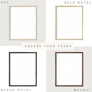 four different frames, each with a different color and style, allowing the viewer to choose their preferred frame.