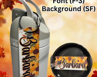 Tag-its, Personalized Name Tag, Tumbler Topper, Tumbler Lid Tag, Custom Tumbler Tag, Acrylic Name Tag, Acrylic Name Plate, Stanley Accessory
