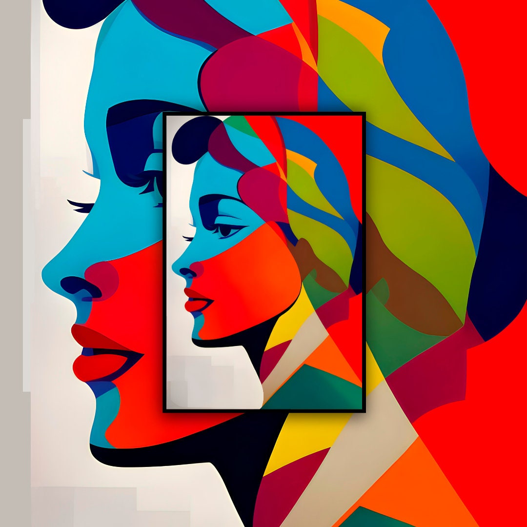 Aesthetic Modern Poster Decorative Art Digital Decorative Etsy