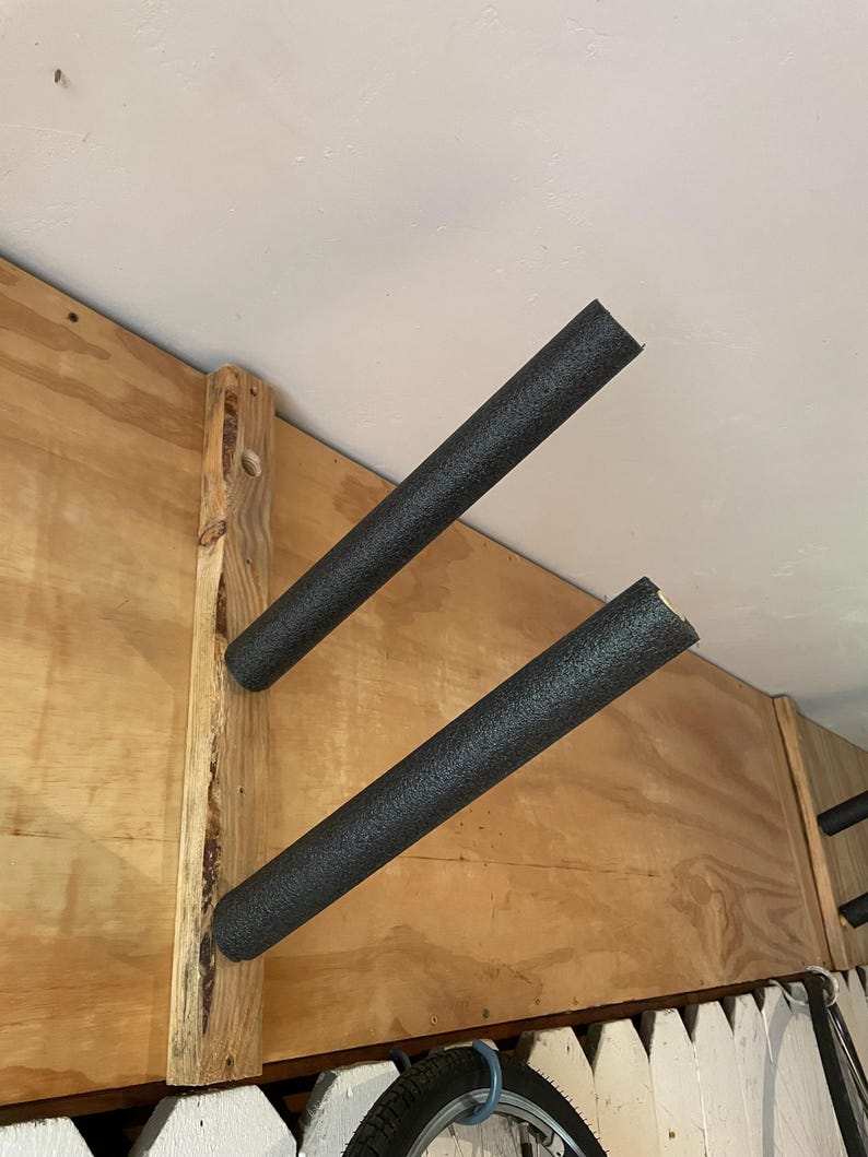 DIY Wall Mounted Horizontal Surfboard Rack, Blueprints - Etsy
