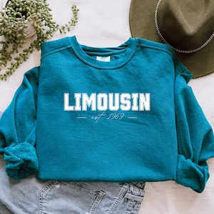 Limousin Crewneck, Limousin Sweatshirt, Limousin Cattle, Limousin Heifer Shirt, Cow Crewneck, Limousin Cow, Limousin Bull, Show Heifer