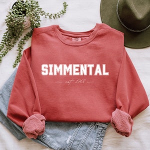 Simmental Crewneck, Simmental Sweatshirt, Simmental Cattle, Simmental Heifer Shirt, Cow Crewneck, Simmental Cow, Simmental Bull, Show Heifer
