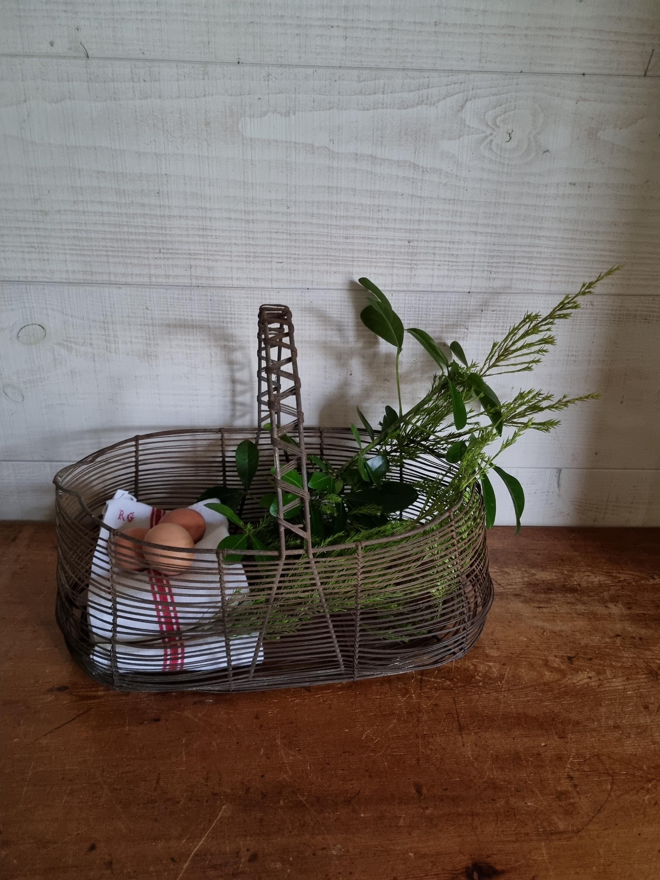 ANCIEN PANIER OSIER pour fillette ou poupée fin xix début xx sorti de grenier EUR 35,00