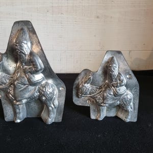 Ancien Moule à Glaçon En Céramique – Motif De Noël – Glissière, Plein De Jouets
