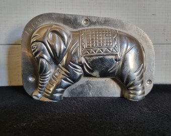 Old elephant chocolate mold, French flea market