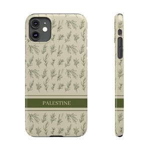 Palestine Phone Case Palestine Vintage Phone Case Palestine Olive Branch Phone Case Vintage Phone Case