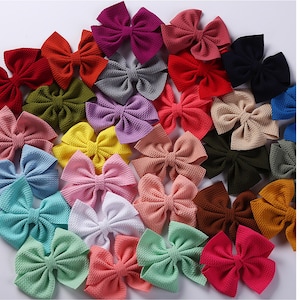 PIGGIE Schleifen 2er Set, Schleifen Clips, Baby-Mädchen Haarspange Bögen, Kleinkind Bogen Set, Schulmädchen Haarbögen, Kinder Haarschmuck