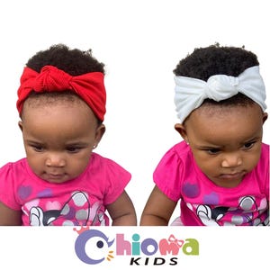 SATIN LINED BABY Headbands, Knotted Ribbed Headband, Baby Head Wrap, Knot Headband, Baby Shower Girl Gift Newborn/Infant Gift