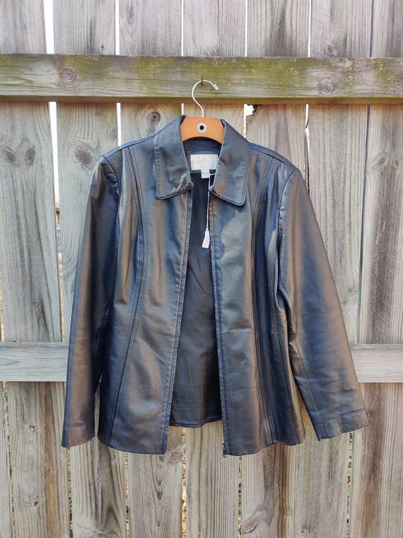 Black Worthington Leather Jacket