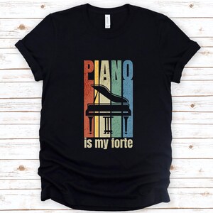 Retro Piano T-Shirt: Funny Pianist Tee - Music Lover Gift