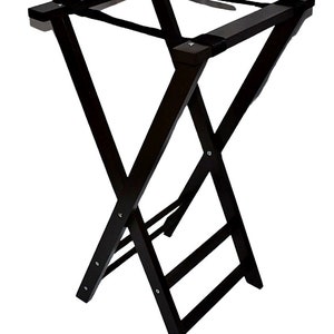 Wooden tray stand