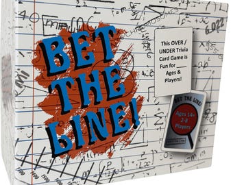 Bet The Line Trivia Card Game – Family & Social Fun