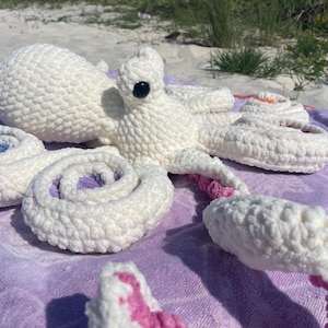 Anker der Oktopus Jumbo Amigurumi gehäkelt