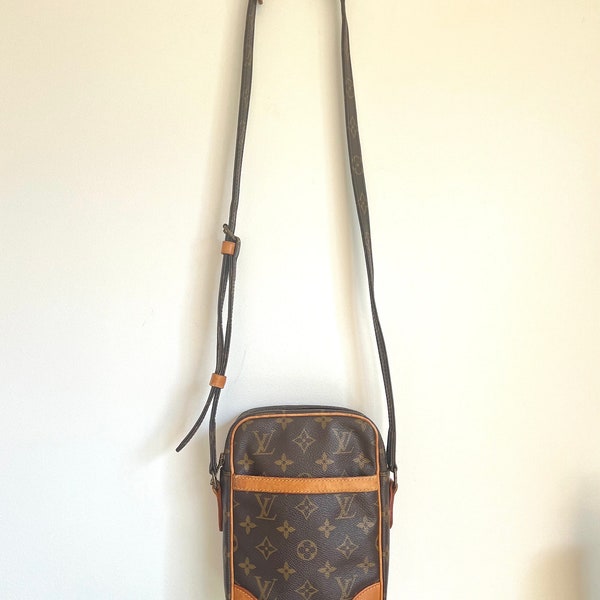 LOUIS VUITTON Danube Monogram Crossbody Bag Unisex With Dustbag