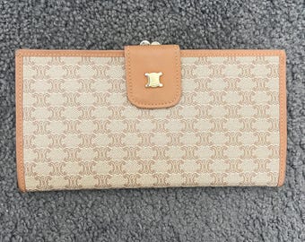 Celine Vintage Macadam Geldbeutel