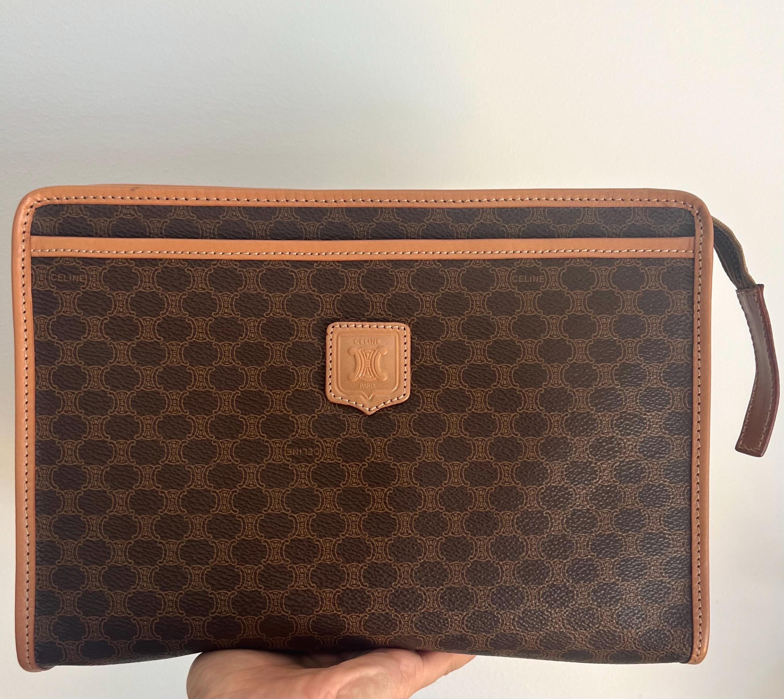Vintage Celine Macadam Clutch - Etsy