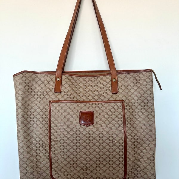 Celine Macadam Monogram Authentic Tote Bag