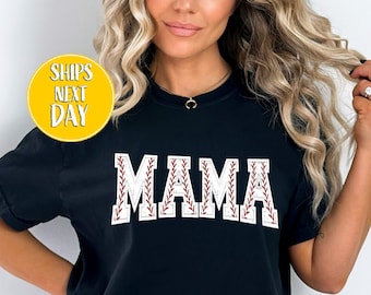Baseball Mama T-Shirt, Baseball Style Mom Shirt, Baseball Shirt For Women, Sports Mom Tshirt, Family Baseball Shirt, Baseball Game Day-SF009
