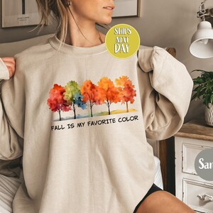 Fall color sweatshirts hotsell