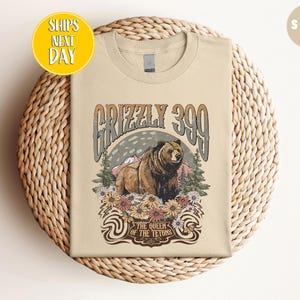 Für immer Königin der Tetons Grizzly 399 T-Shirt, berühmtes Nationalpark-T-Shirt, Bärenliebhaber-T-Stück, Grizzly Cub Mom, bewahren und schützen -TC092