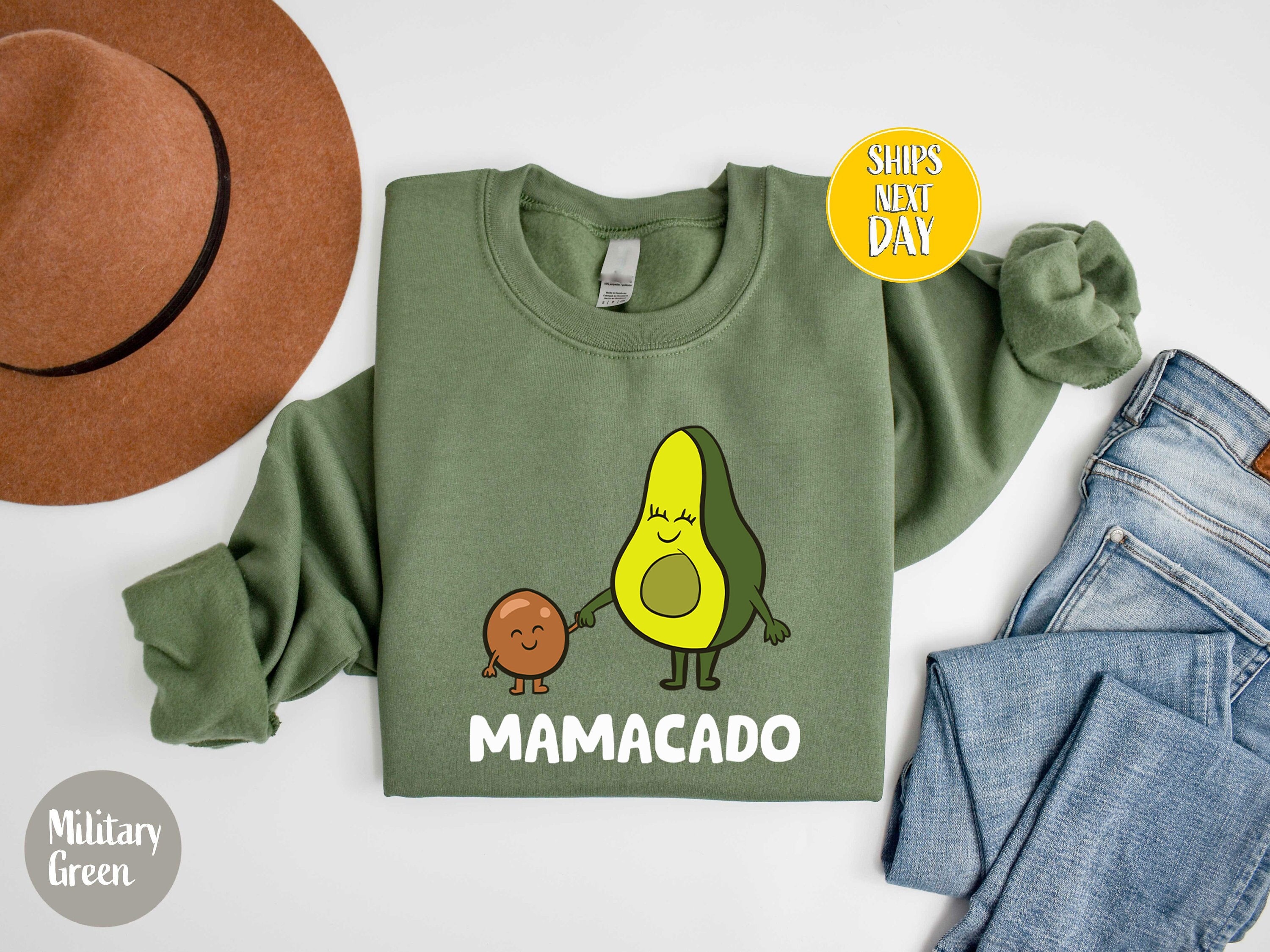 Felpa Con Cappuccio Incinta 'Mamacado' - Gravidanza 2020 Per Future Mamme