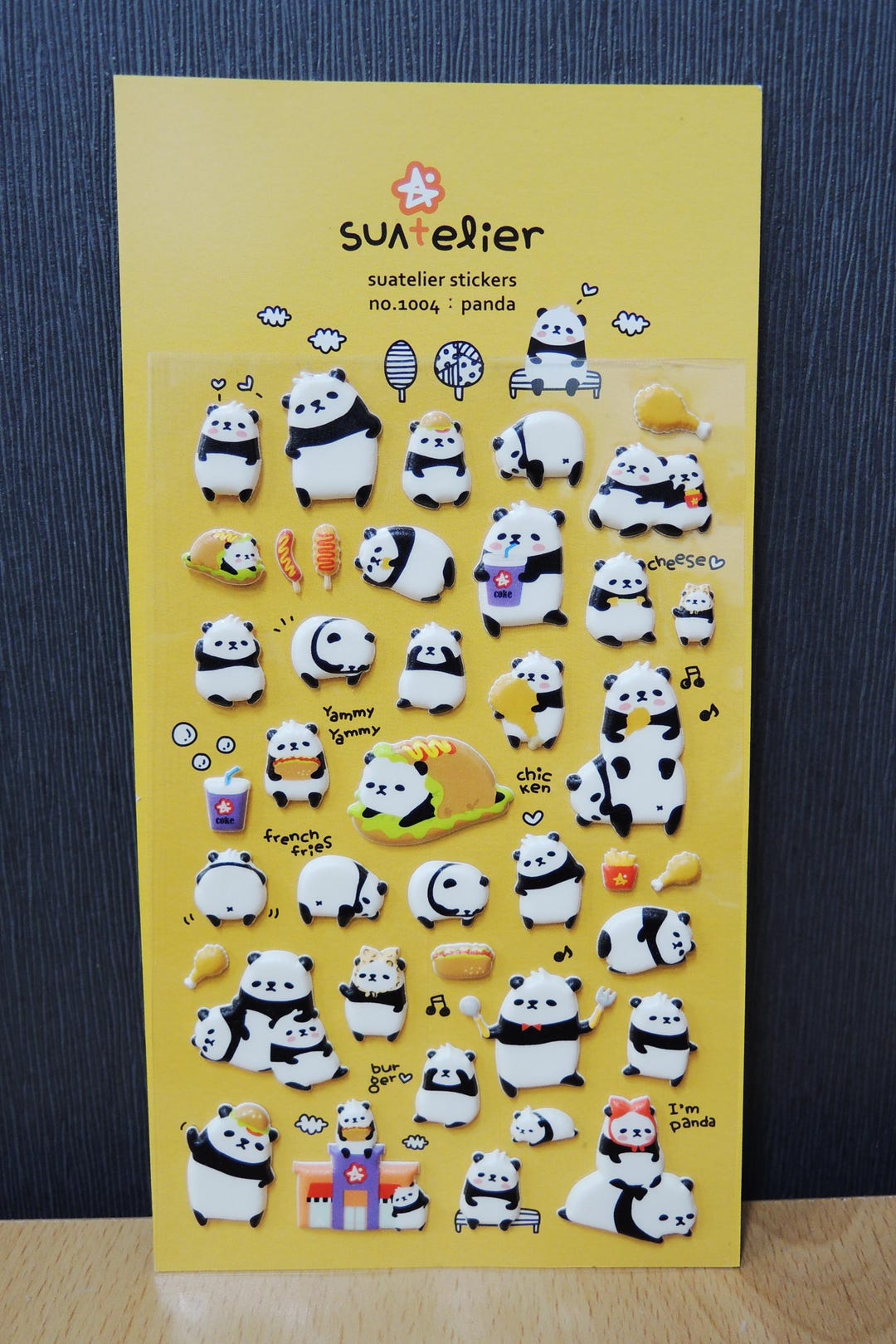 Korean Stickers | Panda | Cute Kawaii Sticker Pack | Journal ...
