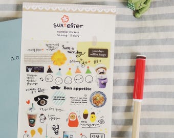 Korean Stickers | Deco Stickers | Cute Kawaii Sticker Pack | Journal ...