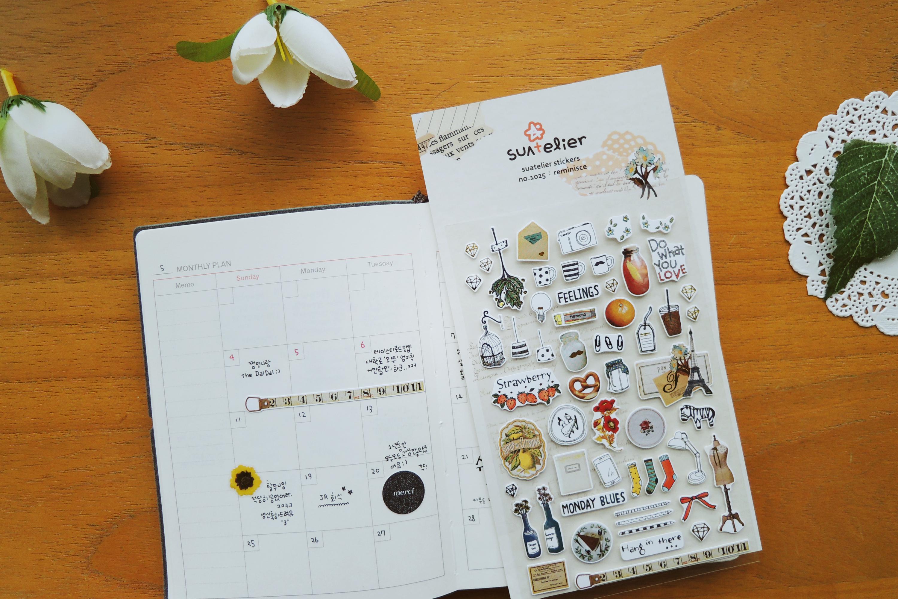 Korean Stickers | Reminisce | Cute Kawaii Sticker Pack | Journal ...
