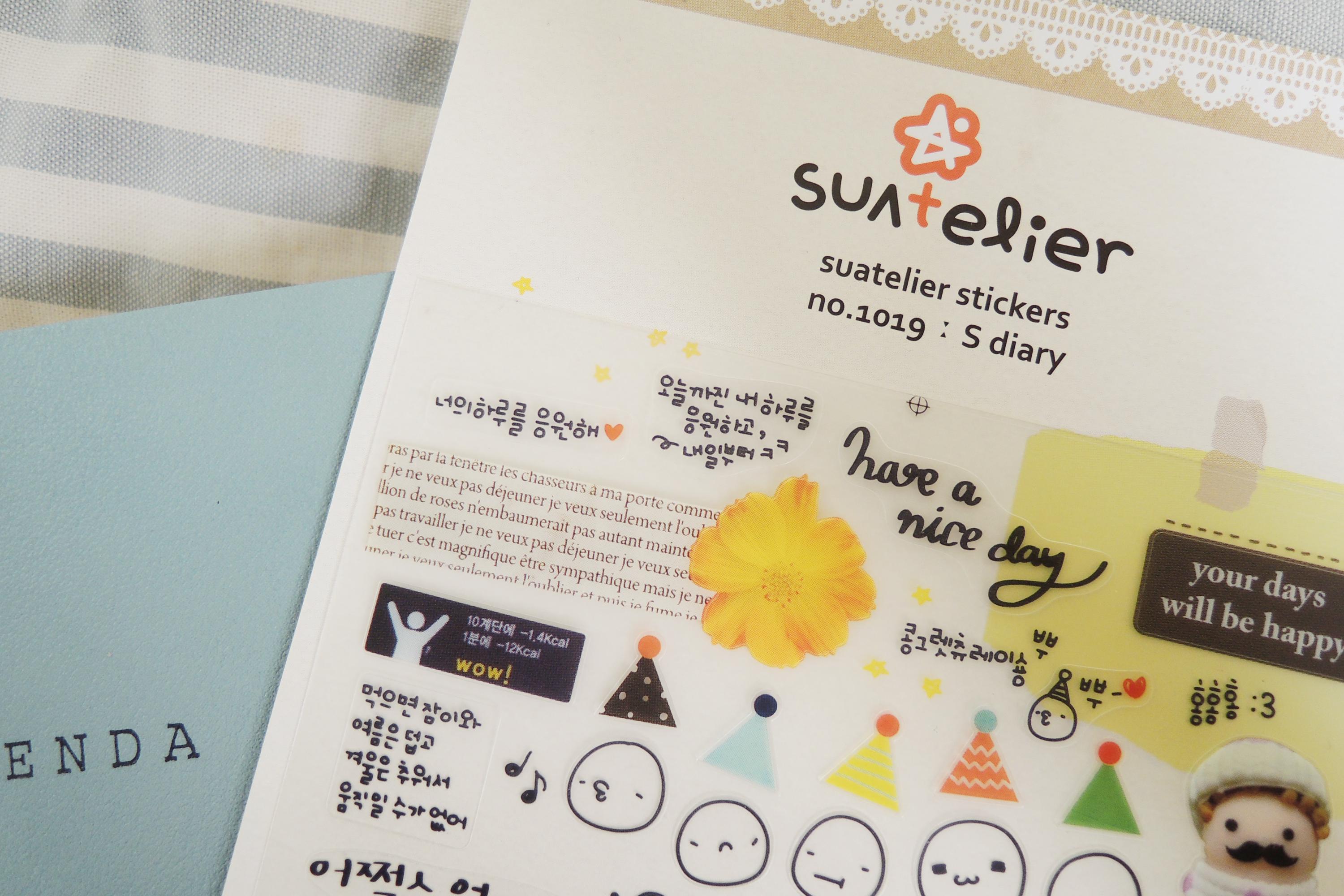 Korean Stickers | Diary | Cute Kawaii Sticker Pack | Journal ...