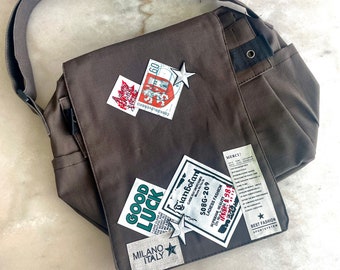 Custom Shoulder Bag, Brown travel Bag, Handmade purse for women- Fast Shipping!
