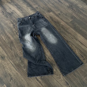 Perfect Baggy Jeans, Amazing Fit Black Straight / Baggy Denim Fast Shipping image 3