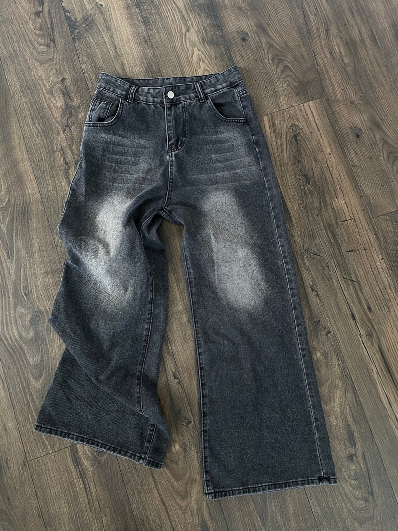 Perfect Baggy Jeans, Amazing Fit Black Straight / Baggy Denim Fast Shipping image 1