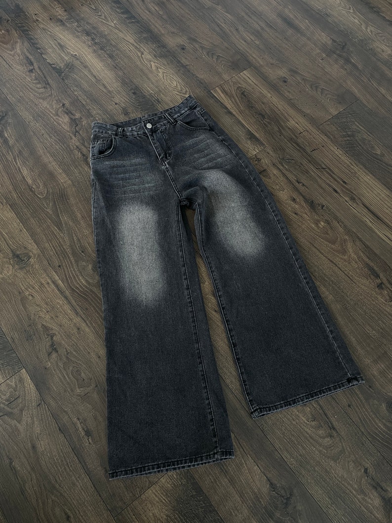 Perfect Baggy Jeans, Amazing Fit Black Straight / Baggy Denim Fast Shipping image 2