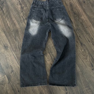 Perfect Baggy Jeans, Amazing Fit Black Straight / Baggy Denim Fast Shipping image 4