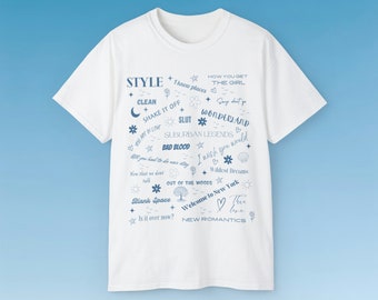 T-shirt avec paroles de 1989 - Swift Merch - Version Taylors