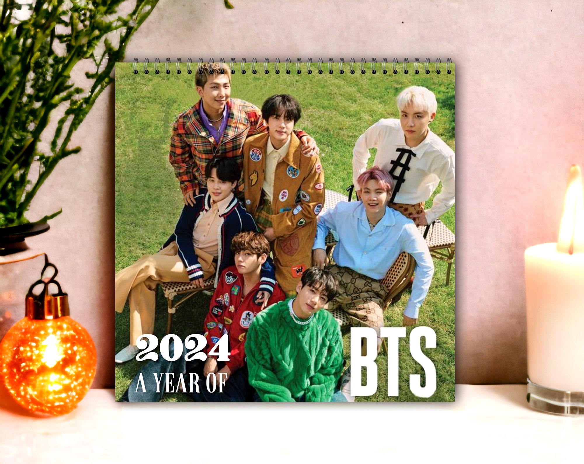 BTS 2024 Calendar, BTS 2024 Wall Calendar, Celebrity Calendar 2024