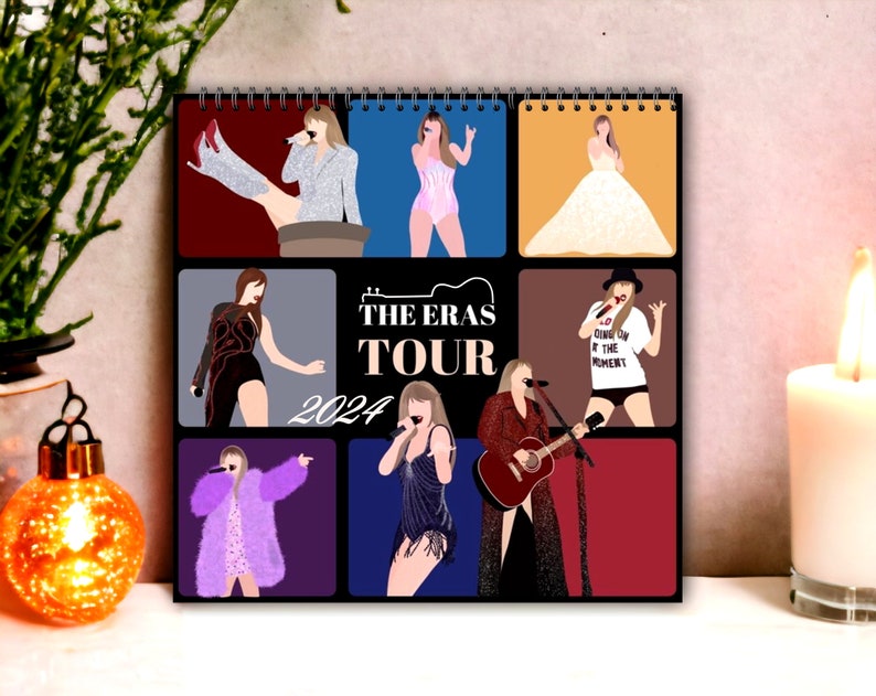 Taytay's Quotes Calendar Eras 2024 Wall Calendar Etsy