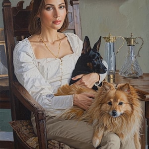 Transformez votre photo en tableau | Peinture à l'huile personnalisée | Cadeau d'anniversaire et de demoiselle d'honneur