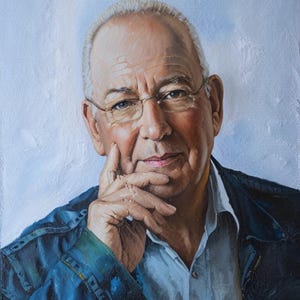 de la photo à la peinture | Portrait de famille personnalisé | Cadeau de pendaison de crémaillère et de clôture