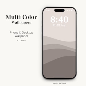 Minimalistiskt abstrakt bakgrundspaket | Telefon- och skrivbordsbakgrund | iPhone och MacBook | Digital nedladdning