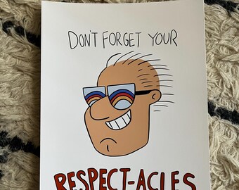 Bob’s Burgers Respect-acles Print 11x8.5