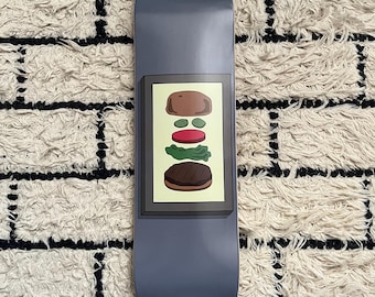 Burger Portrait Skateboard Deck
