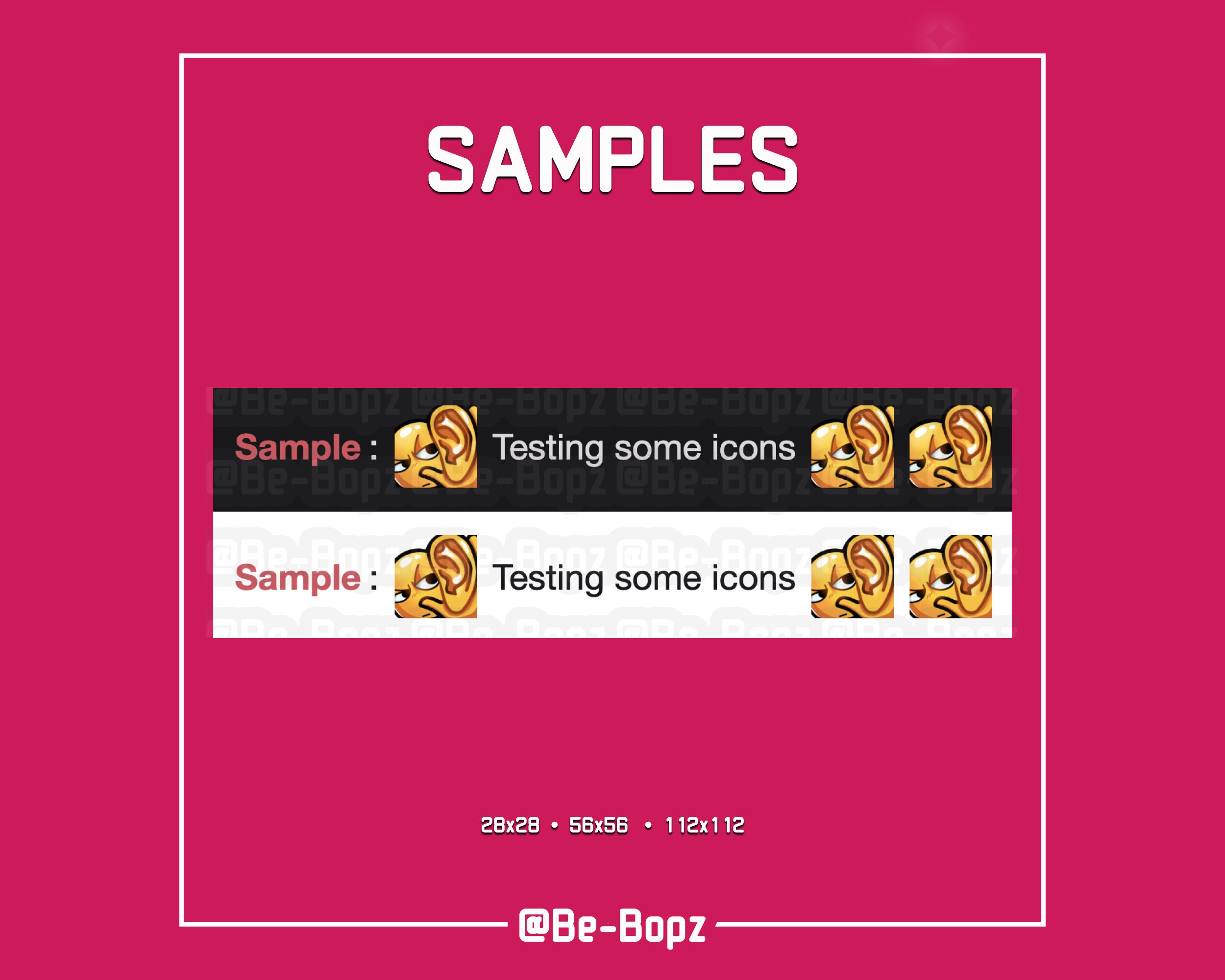 Ear Emoji Twitch Emote • Discord • Cursed Listening Funny Meme Mood ...