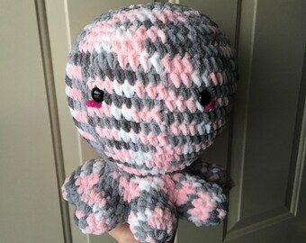 Crochet Octopus-Handmade-Fiber Art