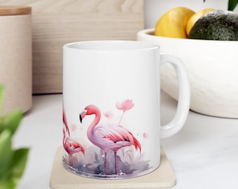Flamingo Coffee Cup, Flamingo lovers, gifts for her
